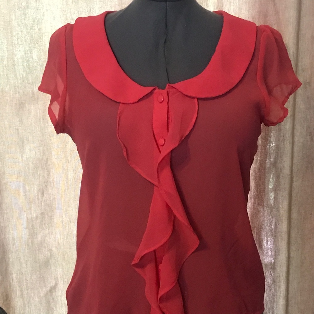 Miss Cheivous sheer top
